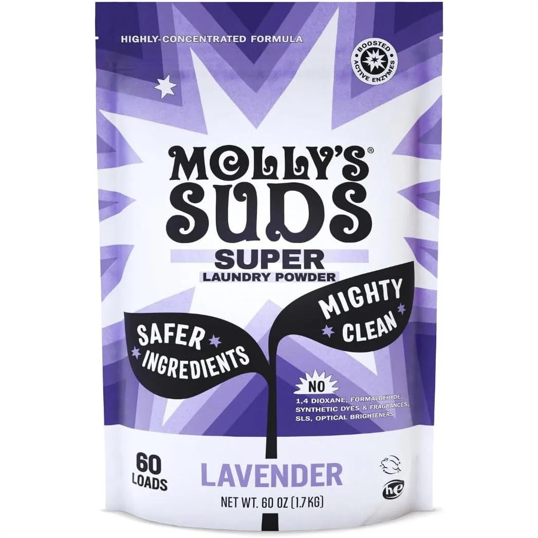 Extra Strength Laundry Detergent Powder, Stain Fighting, Sensitive Skin, 60 Loads Lavender
Extra Strength Laundry Detergent Powder, Stain Fighting, Sensitive Skin, 60 Loads Lavender