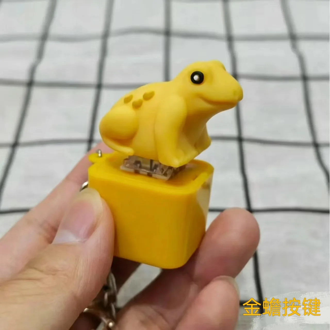 Sound Golden Frog Keychain Ornament Cartoon Animal Voice Button Hand Relax Funny Prank Design Portable Hanging & Desk Decor
Sound Golden Frog Keychain Ornament Cartoon Animal Voice Button Hand Relax Funny Prank Design Portable Hanging & Desk Decor