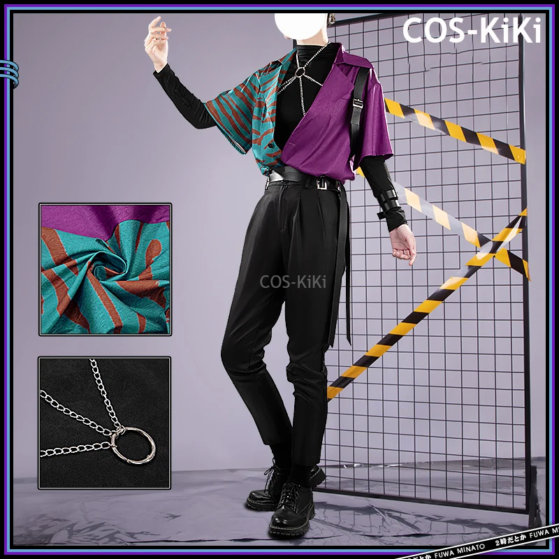 COS-KiKi Vtuber Nijisanji Fuwa Minato Band New Clothes Handsome Uniform Cosplay Costume Halloween Party Role Play Outfit
COS-KiKi Vtuber Nijisanji Fuwa Minato Band New Clothes Handsome Uniform Cosplay Costume Halloween Party Role Play Outfit