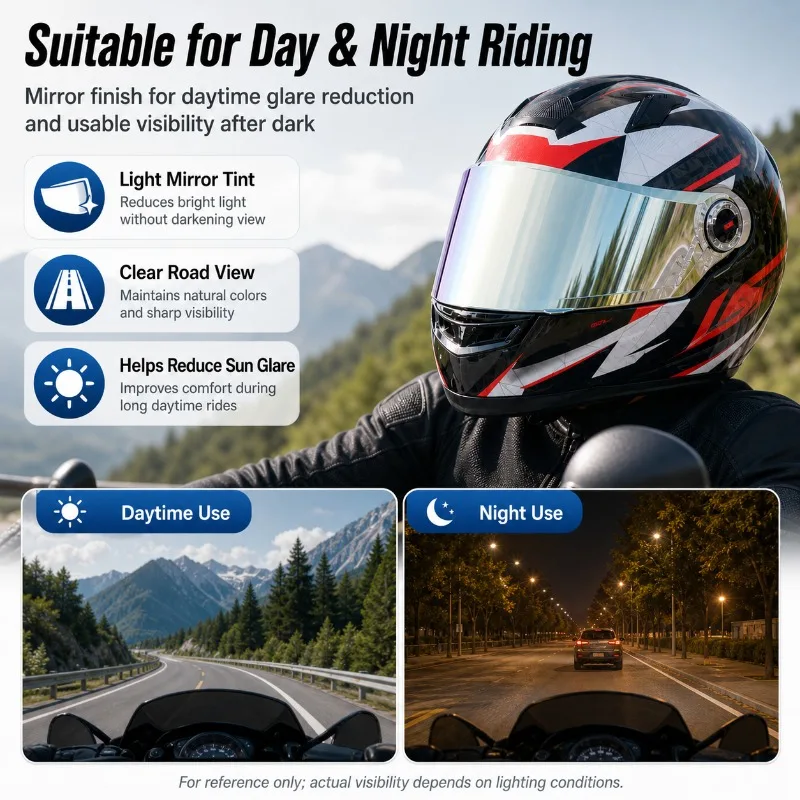 Motorcycle Helmet Visor Lens for LS2 FF300 FF358 FF396, PC Face Shield Replacement
Motorcycle Helmet Visor Lens for LS2 FF300 FF358 FF396, PC Face Shield Replacement