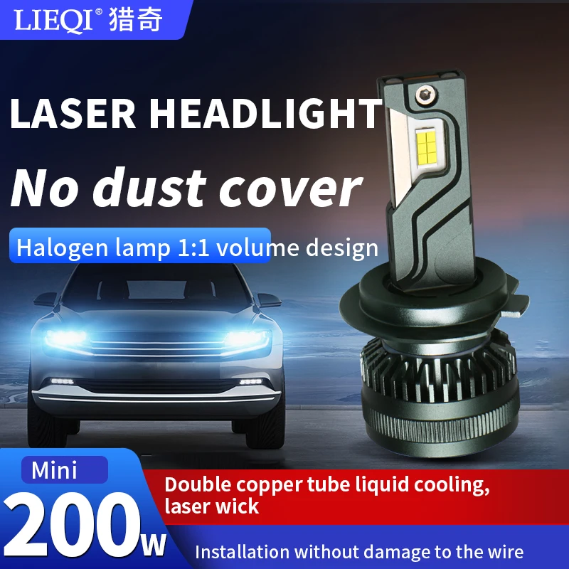 2 PCS 200W Mini LED H7 Headlight Bulb Turbo H1 H4 H8 H11 H3 H9 9005 9006 9012 Auto Fog Lights Lamp 6000K 69800LM 12V 24V Trucks
2 PCS 200W Mini LED H7 Headlight Bulb Turbo H1 H4 H8 H11 H3 H9 9005 9006 9012 Auto Fog Lights Lamp 6000K 69800LM 12V 24V Trucks