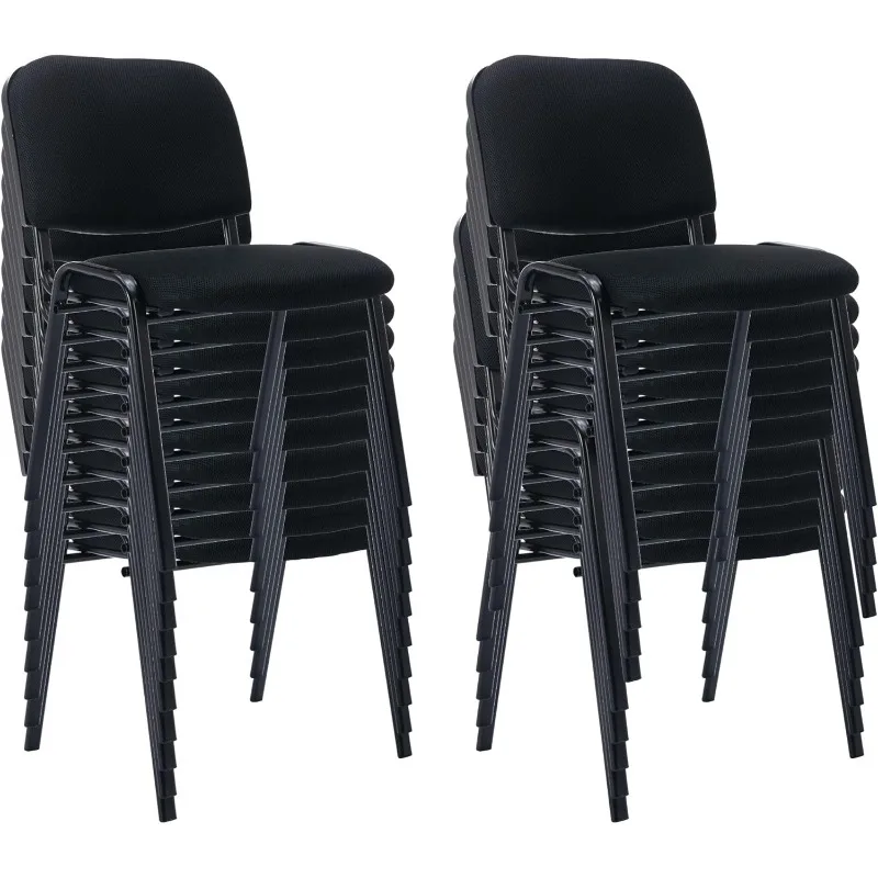 Black Office Waiting Room Chairs, Mesh Padded Stackable Chairs Set of 20, Stacking Chairs with Upholstered Fabric Seat
Black Office Waiting Room Chairs, Mesh Padded Stackable Chairs Set of 20, Stacking Chairs with Upholstered Fabric Seat
