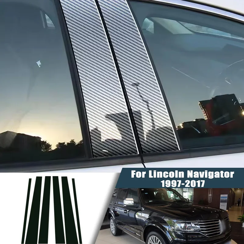 Glossy Black Carbon Fiber Window Door Deal B C Pillar Post Cover Sticker For Lincoln Navigator 1997-2017 1998 1999 2000 2001
Glossy Black Carbon Fiber Window Door Deal B C Pillar Post Cover Sticker For Lincoln Navigator 1997-2017 1998 1999 2000 2001