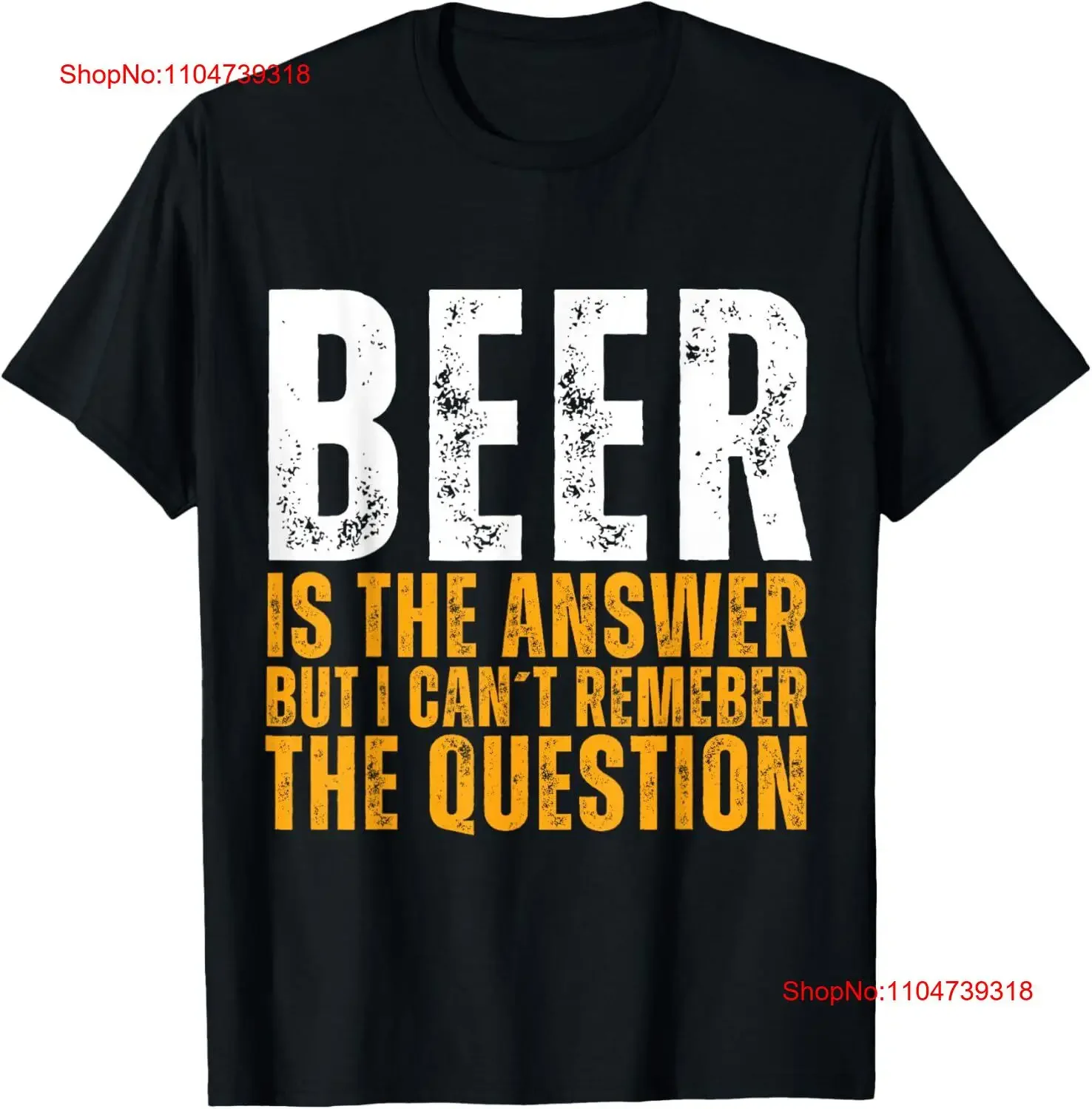 Beer is the answer Funny T Shirt vintage Washed fashion Soft Stretched Top For Everyday Wear Versatile streetwear graphic
Beer is the answer Funny T Shirt vintage Washed fashion Soft Stretched Top For Everyday Wear Versatile streetwear graphic