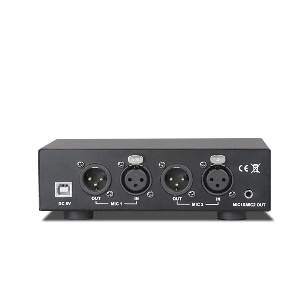 USB Dual Mixed Output Phantom Power Supply 48V Metal For Condenser Microphones Music Recording Equipment
USB Dual Mixed Output Phantom Power Supply 48V Metal For Condenser Microphones Music Recording Equipment