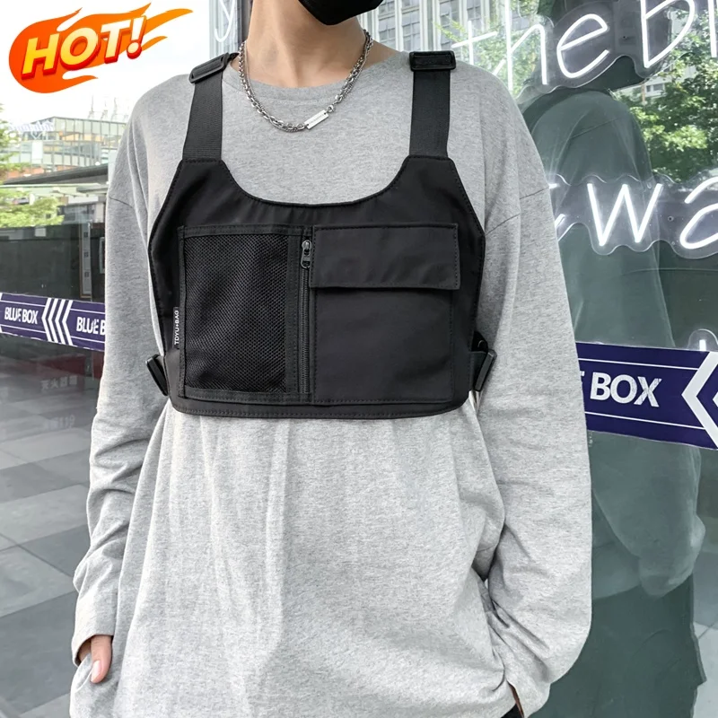 Hip-hop Streetwear Unisex Chest Rig Bag High Quality Nylon Chest Bags Multi-function Tactical Cool Vest Backpack Fashion New
Hip-hop Streetwear Unisex Chest Rig Bag High Quality Nylon Chest Bags Multi-function Tactical Cool Vest Backpack Fashion New