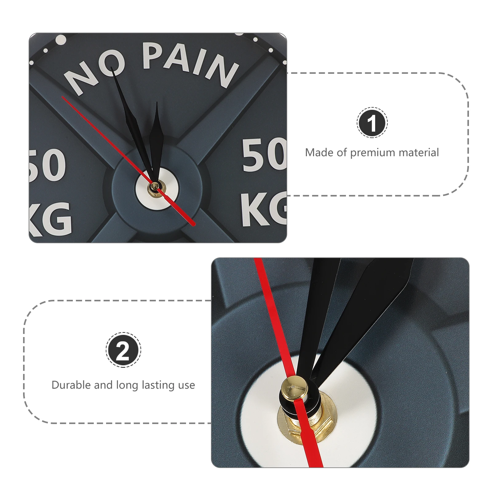 Acrylic Wall Clock Home Gym Decor Office Watches Living Room Frameless Dining Large Screen Atmosphere Durability
Acrylic Wall Clock Home Gym Decor Office Watches Living Room Frameless Dining Large Screen Atmosphere Durability