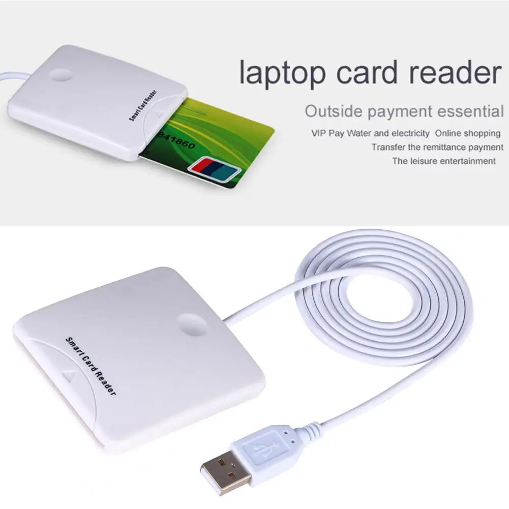 High-quality Smart Card Reader Long Lasting USB 2.0 Memory Card Reader Full Speed ID SIM ATMs Smart Chip Card Reader
High-quality Smart Card Reader Long Lasting USB 2.0 Memory Card Reader Full Speed ID SIM ATMs Smart Chip Card Reader