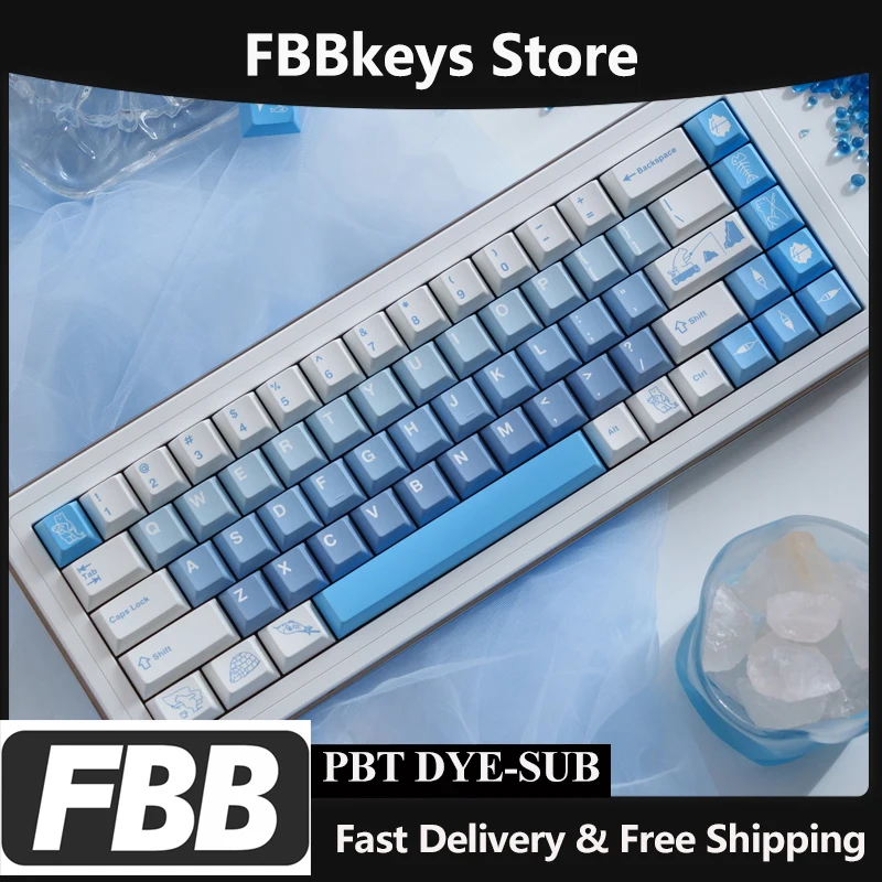 FBB Keycaps Polar Bear Theme PBT MX Switches For Mechanical Keyboard Keycap Christmas Cute Gift For Lovers and Friends Full Set
FBB Keycaps Polar Bear Theme PBT MX Switches For Mechanical Keyboard Keycap Christmas Cute Gift For Lovers and Friends Full Set