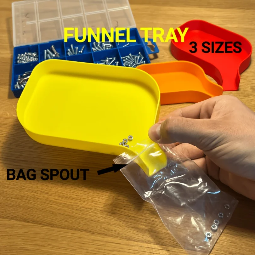 Multi-Purpose Tool Funnel Tray Anti-Spill Parts Tray With Sealed Plug For Screws Nuts Small Parts Storage Repair Handmade Tool
Multi-Purpose Tool Funnel Tray Anti-Spill Parts Tray With Sealed Plug For Screws Nuts Small Parts Storage Repair Handmade Tool