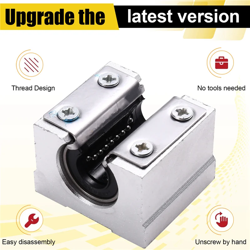ABLN-4Pcs SBR10UU Блоковые подшипники каретки для фрезерного станка с ЧПУ линейной опорной рейки SBR10
ABLN-4Pcs SBR10UU Блоковые подшипники каретки для фрезерного станка с ЧПУ линейной опорной рейки SBR10