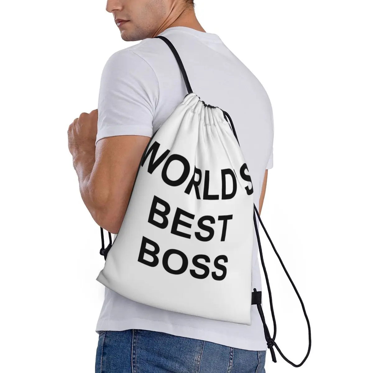 World's Best Boss Backpacks Fashion Drawstring Bundle Pocket Storage Bag Book Bags for Man Woman School
World's Best Boss Backpacks Fashion Drawstring Bundle Pocket Storage Bag Book Bags for Man Woman School