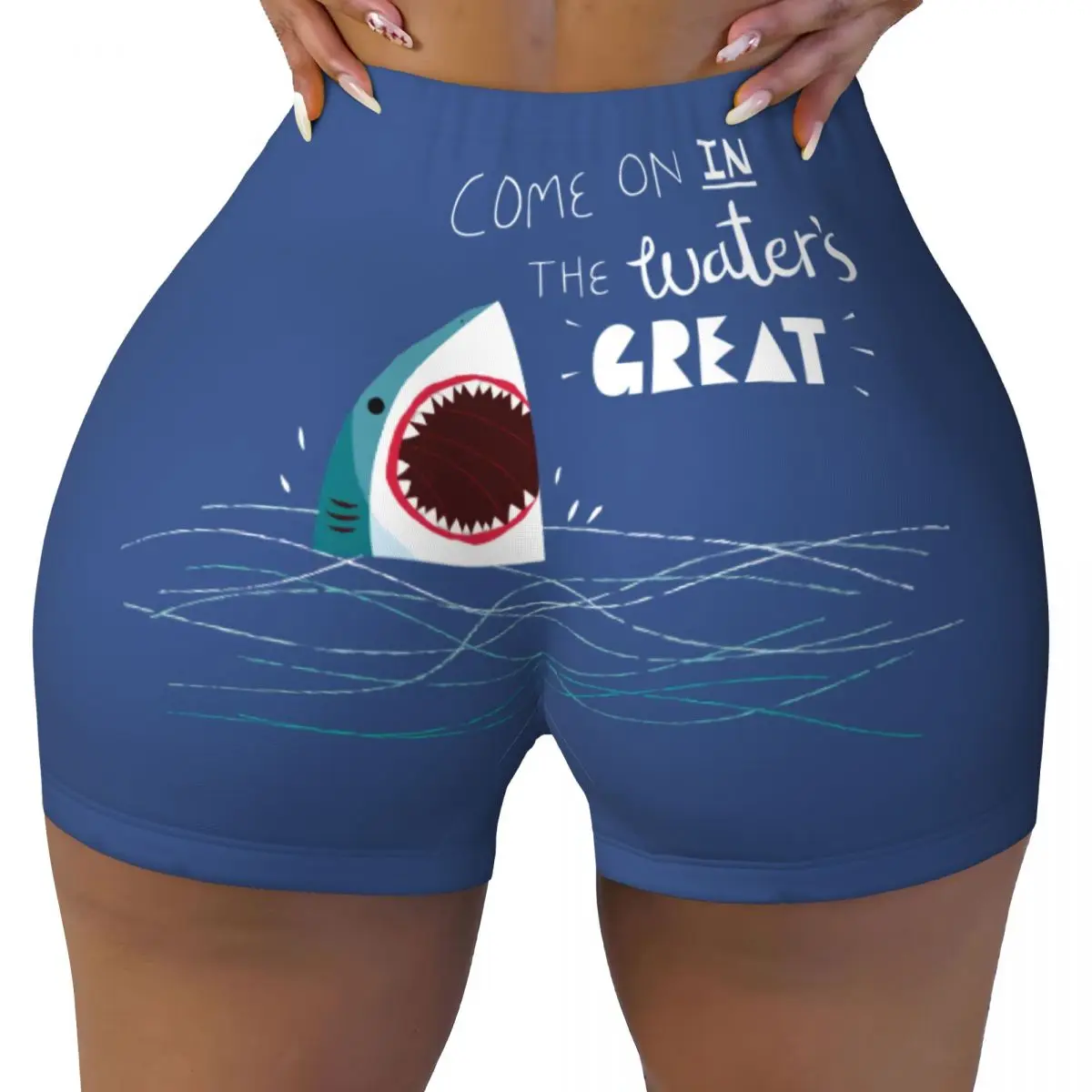 Custom Shark Great Advice Running Volleyball Workout Shorts Women Athletic Gym Yoga Shorts
Custom Shark Great Advice Running Volleyball Workout Shorts Women Athletic Gym Yoga Shorts