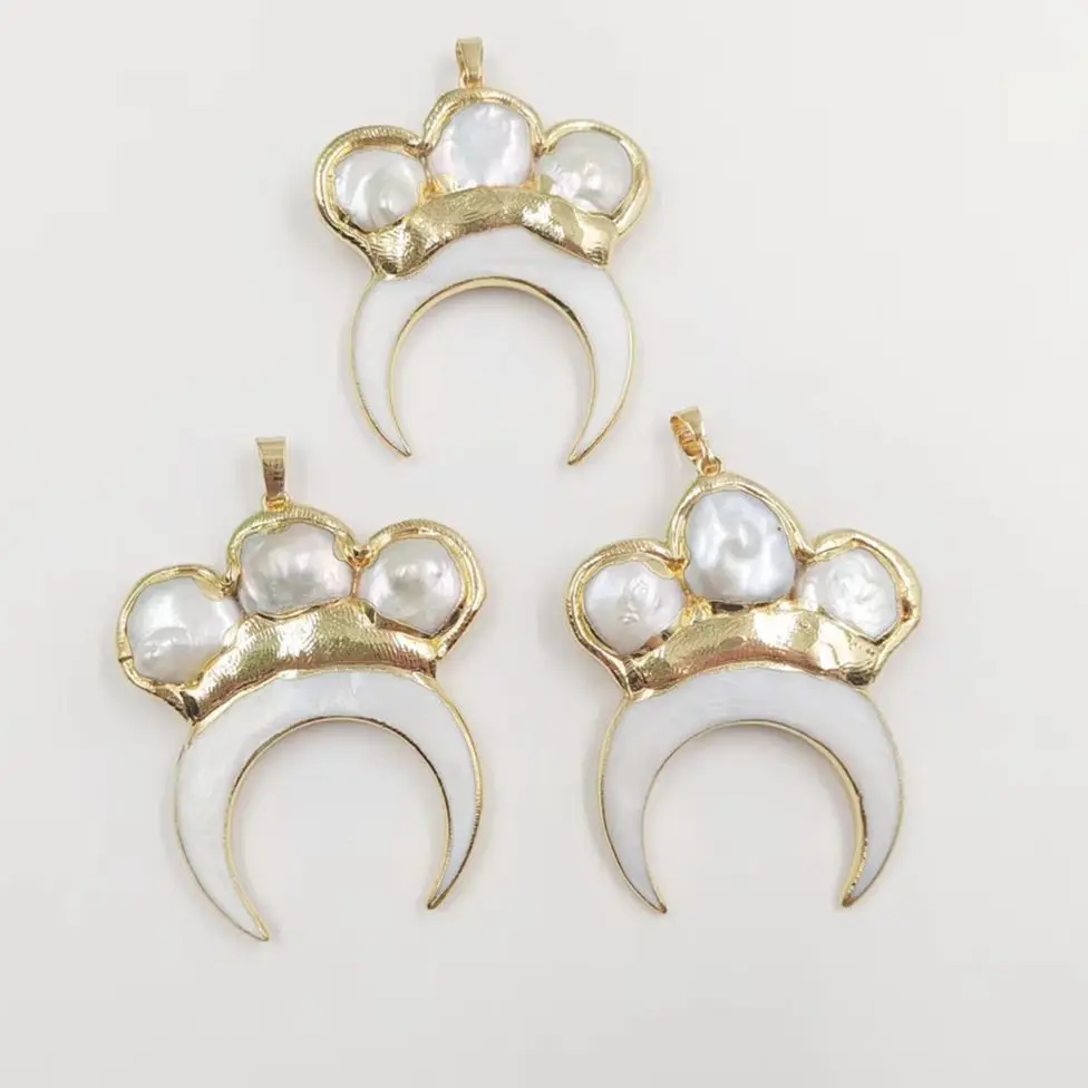 WT-MP254 WKT 2025 Classic Shell & Pearl Pendant For Women Wedding Gift Gold-Plate Pendant NEW Style Trend Jewelry Finding
WT-MP254 WKT 2025 Classic Shell & Pearl Pendant For Women Wedding Gift Gold-Plate Pendant NEW Style Trend Jewelry Finding