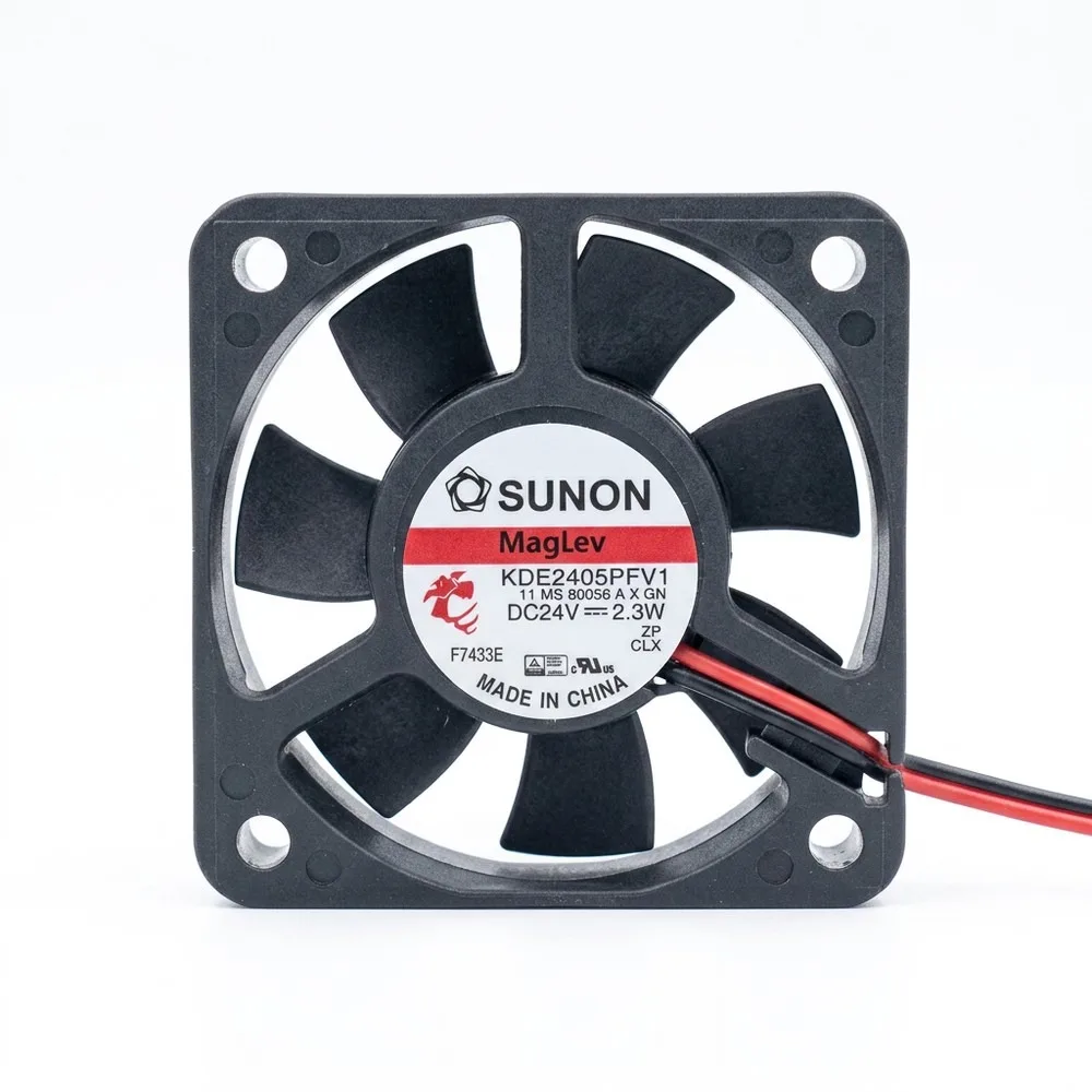 For SUNON KDE2405PFV1 11.MS.B2056.A.X.GN DC24V 2.3W 50*50*10MM 2-Wire Cooling Fan
For SUNON KDE2405PFV1 11.MS.B2056.A.X.GN DC24V 2.3W 50*50*10MM 2-Wire Cooling Fan