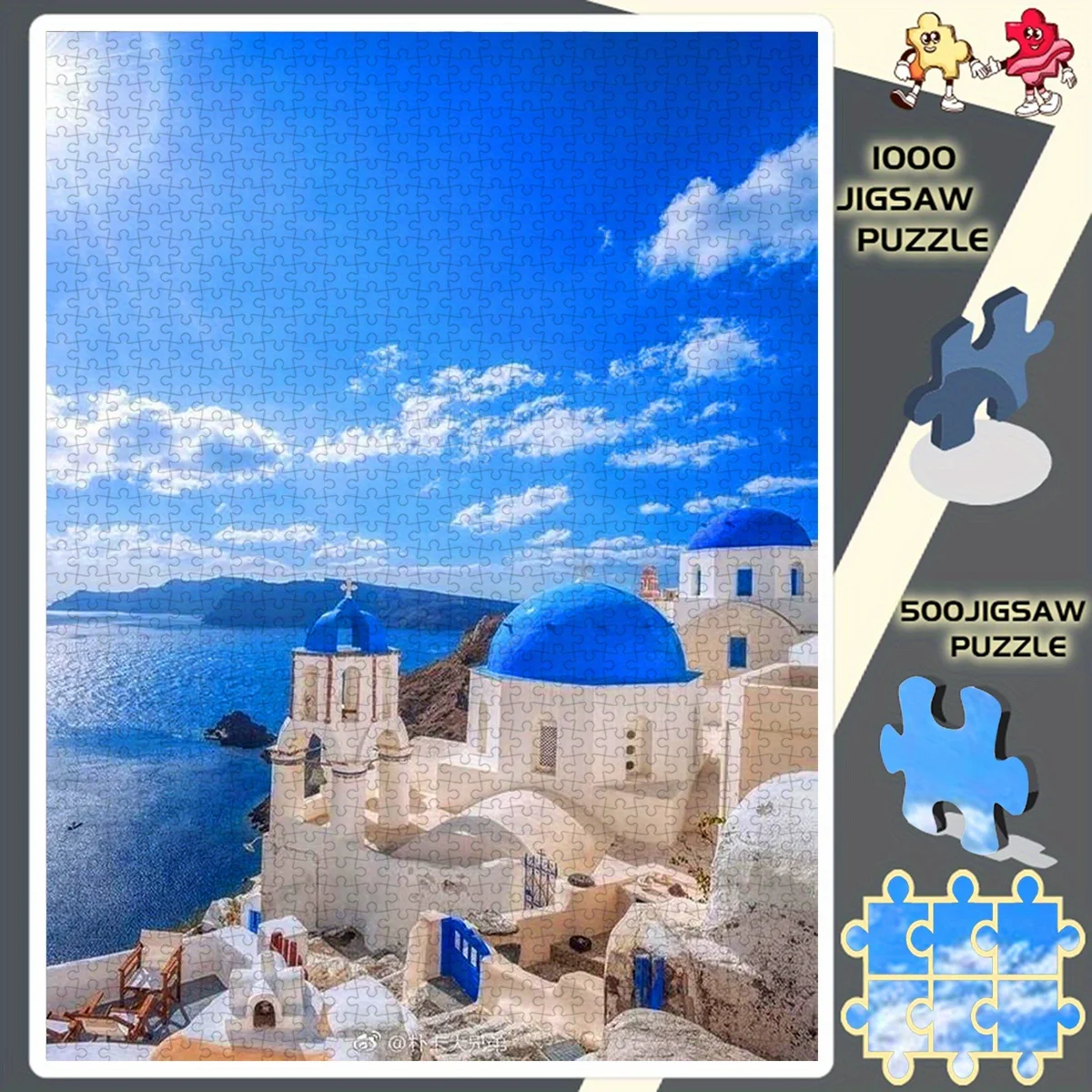 Пазл «греческий остров Санторини» 500 или 1000 шт. с синими куполами и белыми зданиями — сложный большой пазл для Adu
Пазл «греческий остров Санторини» 500 или 1000 шт. с синими куполами и белыми зданиями — сложный большой пазл для Adu