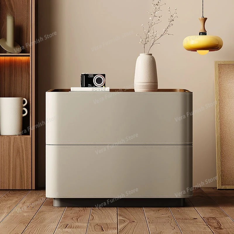 High-end Storage Console Tables Italian Minimalist Saddle Leather Modern Nightstands Simple Designer Furniture Taquilla JT40C
High-end Storage Console Tables Italian Minimalist Saddle Leather Modern Nightstands Simple Designer Furniture Taquilla JT40C