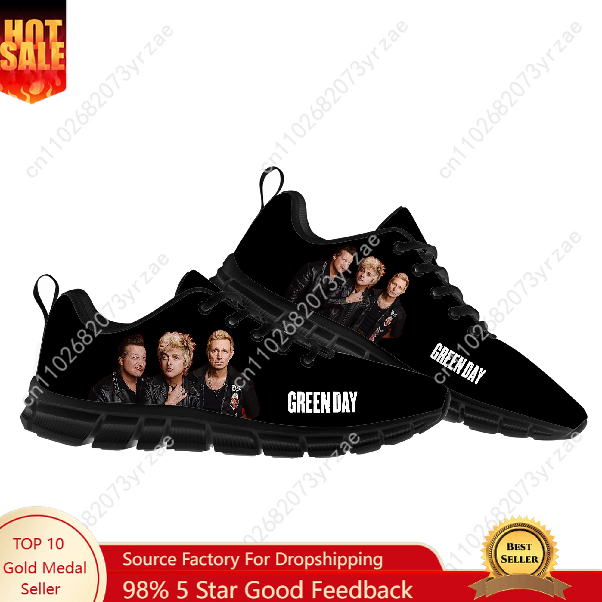 Green Day Sneakers Mens Womens Teenager Breathable Customized Sports Shoes High Quality Personality Fashion Casual Custom Shoes
Green Day Sneakers Mens Womens Teenager Breathable Customized Sports Shoes High Quality Personality Fashion Casual Custom Shoes