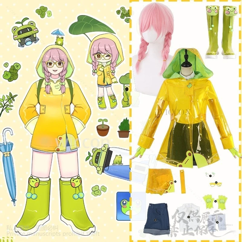 Anime Game Overwatcc Cosplay Mei Meiling Costume Kawaii Cute Frog Animal Cutecore Raincoat Shirt Pants Shoes Wigs Set Customized
Anime Game Overwatcc Cosplay Mei Meiling Costume Kawaii Cute Frog Animal Cutecore Raincoat Shirt Pants Shoes Wigs Set Customized