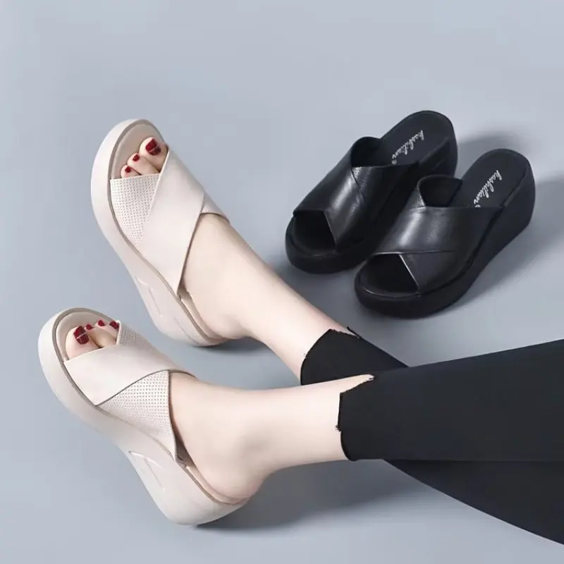 Fashion Breathable Women's Sandals Summer 2023 New Elegant Outdoor Womens Sandals Soft Slip On Footwear Shoes For Women Female
Fashion Breathable Women's Sandals Summer 2023 New Elegant Outdoor Womens Sandals Soft Slip On Footwear Shoes For Women Female