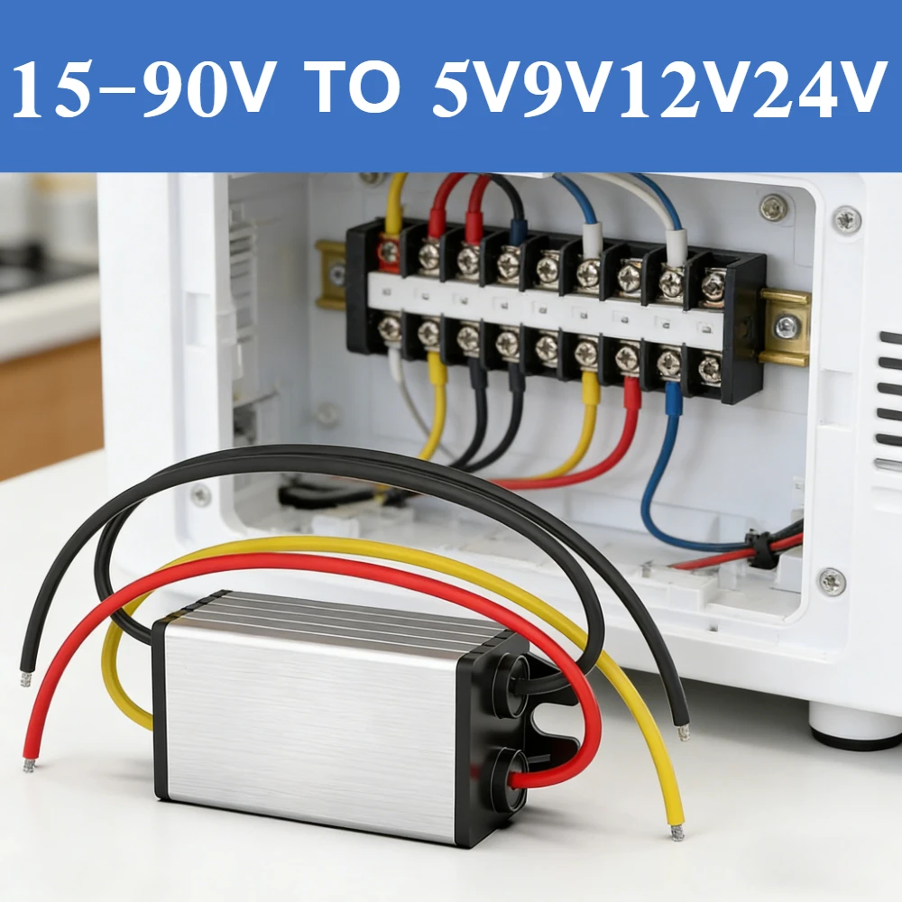 DC buck module 48V to 24V power converter 90V80V72V60V36V24V to 12V 5V 9V 24V 15V-90V to 12V transformer Waterproof Dustproof CE
DC buck module 48V to 24V power converter 90V80V72V60V36V24V to 12V 5V 9V 24V 15V-90V to 12V transformer Waterproof Dustproof CE