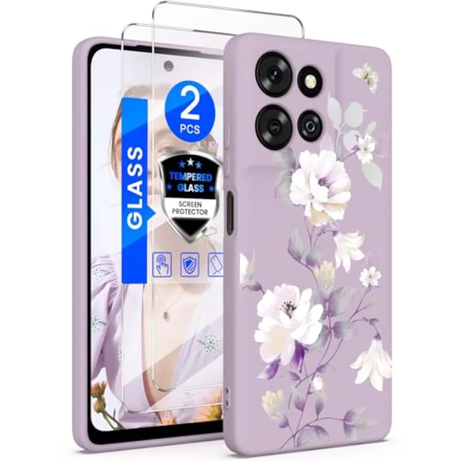 for Motorola Moto G 5G 2026/Moto G Play 2026 Florals Case with 2X Screen Protectors, Girls Women Soft Liquid Silicone Shockproo
for Motorola Moto G 5G 2026/Moto G Play 2026 Florals Case with 2X Screen Protectors, Girls Women Soft Liquid Silicone Shockproo