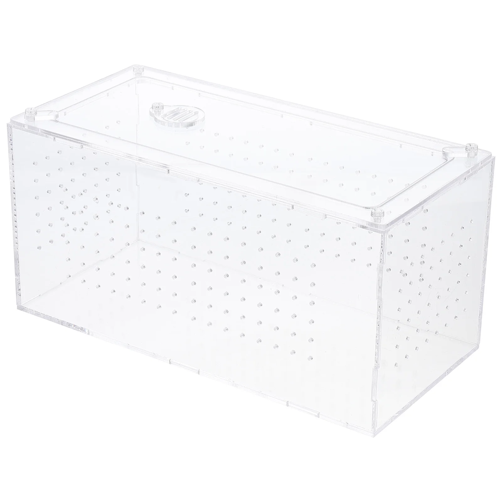 Portable Ventilative Reptile Cage Transparent Acrylic Box for Spiders Lizards Turtles Professional Snake Cage Full View Clear
Portable Ventilative Reptile Cage Transparent Acrylic Box for Spiders Lizards Turtles Professional Snake Cage Full View Clear