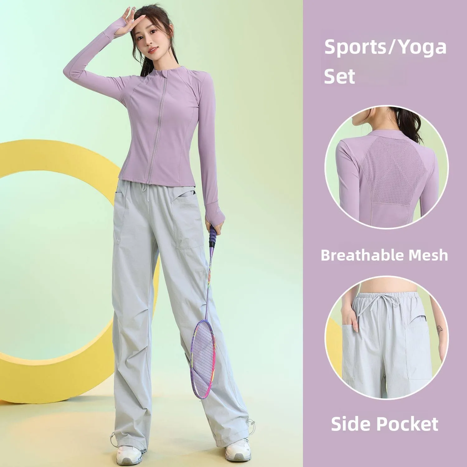Profional Women's Outdoor Sports Set Long Sve Qui Dry Fitn Mountain Climbing Running Badminton Training Suit
Profional Women's Outdoor Sports Set Long Sve Qui Dry Fitn Mountain Climbing Running Badminton Training Suit
