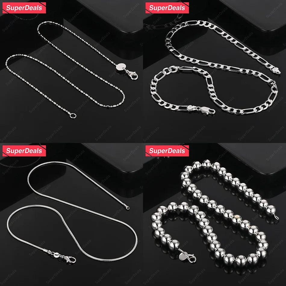 SuperDeals 925 Sterling Silver 40-75cm Bamboo Bead Side Chain Snake Chain Bead Chain Necklace Girl Fashion Jewelry Wedding Party
SuperDeals 925 Sterling Silver 40-75cm Bamboo Bead Side Chain Snake Chain Bead Chain Necklace Girl Fashion Jewelry Wedding Party