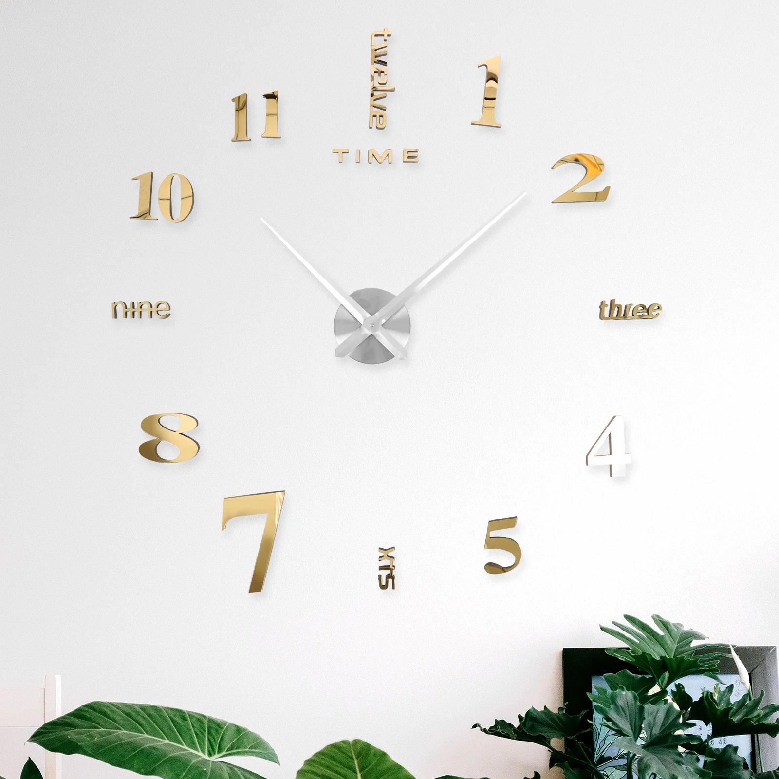 Frameless Large Wall Clock Mirror Surface Self-Adhesive Silent Waterproof Diy Mural Sticker For Living Room Bedroom
Frameless Large Wall Clock Mirror Surface Self-Adhesive Silent Waterproof Diy Mural Sticker For Living Room Bedroom