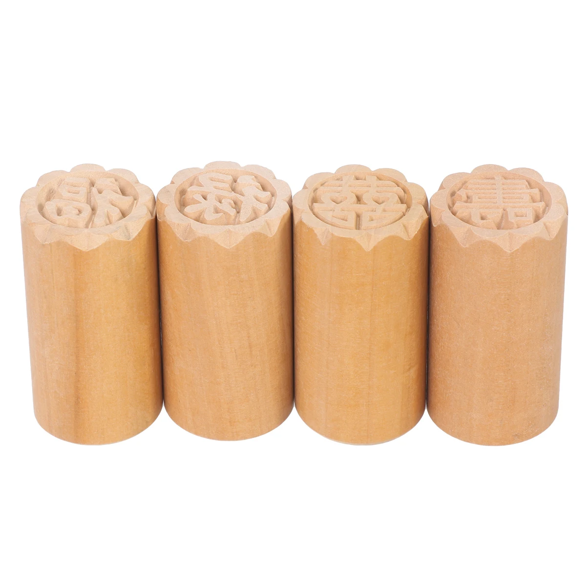 4Pcs Cake Cookie Stamp Wooden Molds Eco-Friendly Chinese Culture Baking Tools Mid-Autumn Gift
4Pcs Cake Cookie Stamp Wooden Molds Eco-Friendly Chinese Culture Baking Tools Mid-Autumn Gift
