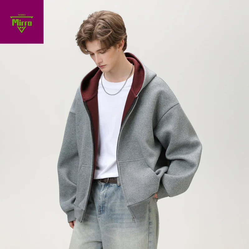 【Mirrordust】Autumn Sports Loose Hoodeds Sweatshirt Men's American Street Hiphop Cardigan Casual Jacket
【Mirrordust】Autumn Sports Loose Hoodeds Sweatshirt Men's American Street Hiphop Cardigan Casual Jacket