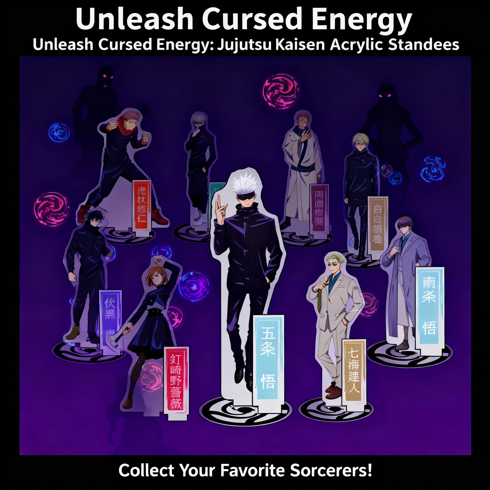 Jujutsu Kaisen Anime Acrylic Standee Yuji Itadori Megumi Fushiguro Nobara Kugisaki Gojo Satoru Figure Decor
Jujutsu Kaisen Anime Acrylic Standee Yuji Itadori Megumi Fushiguro Nobara Kugisaki Gojo Satoru Figure Decor