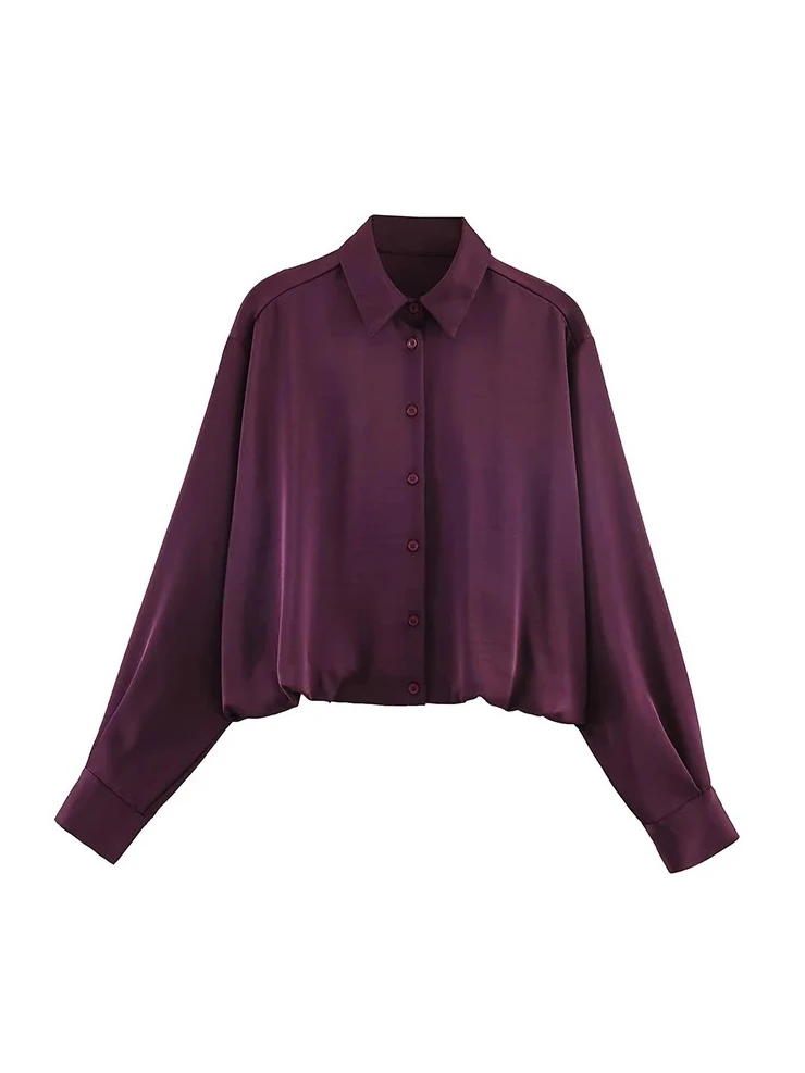 Новая женская однобортная рубашка для поездок на работу, весенне-осенняя шикарная женская офисная блузка, топы, укороченная рубашка с длинным рукавом
Новая женская однобортная рубашка для поездок на работу, весенне-осенняя шикарная женская офисная блузка, топы, укороченная рубашка с длинным рукавом