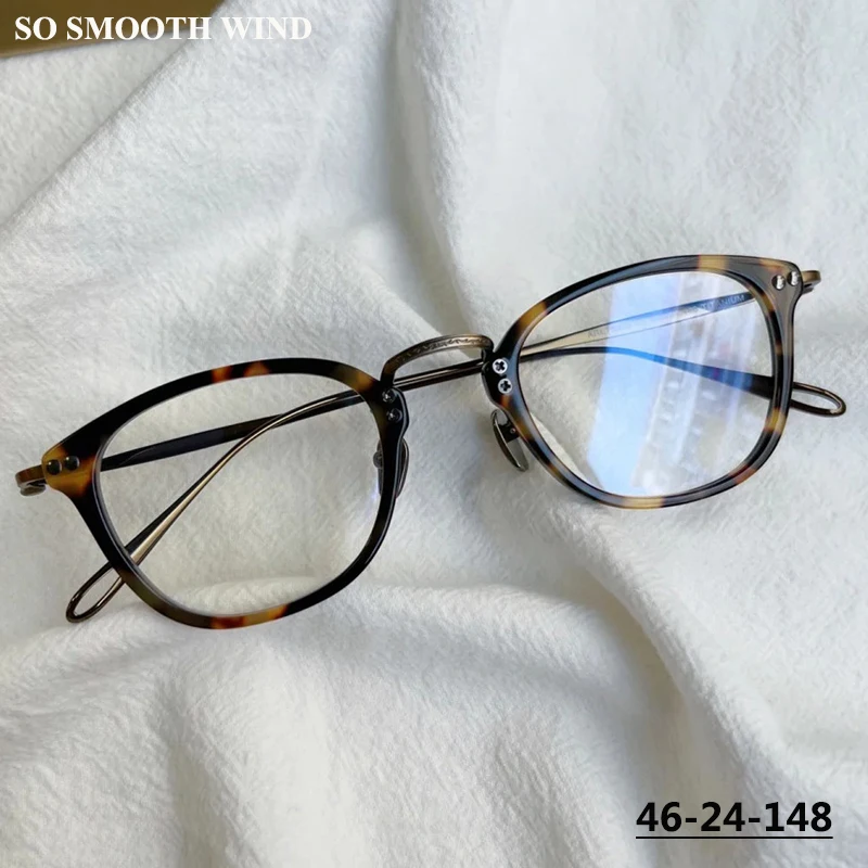 Japanese Brand Acetate Titanium Glasses Frame Men Round Optical Prescription Eyewear Women Myopia Spectacles Eyeglasses Gafas
Japanese Brand Acetate Titanium Glasses Frame Men Round Optical Prescription Eyewear Women Myopia Spectacles Eyeglasses Gafas