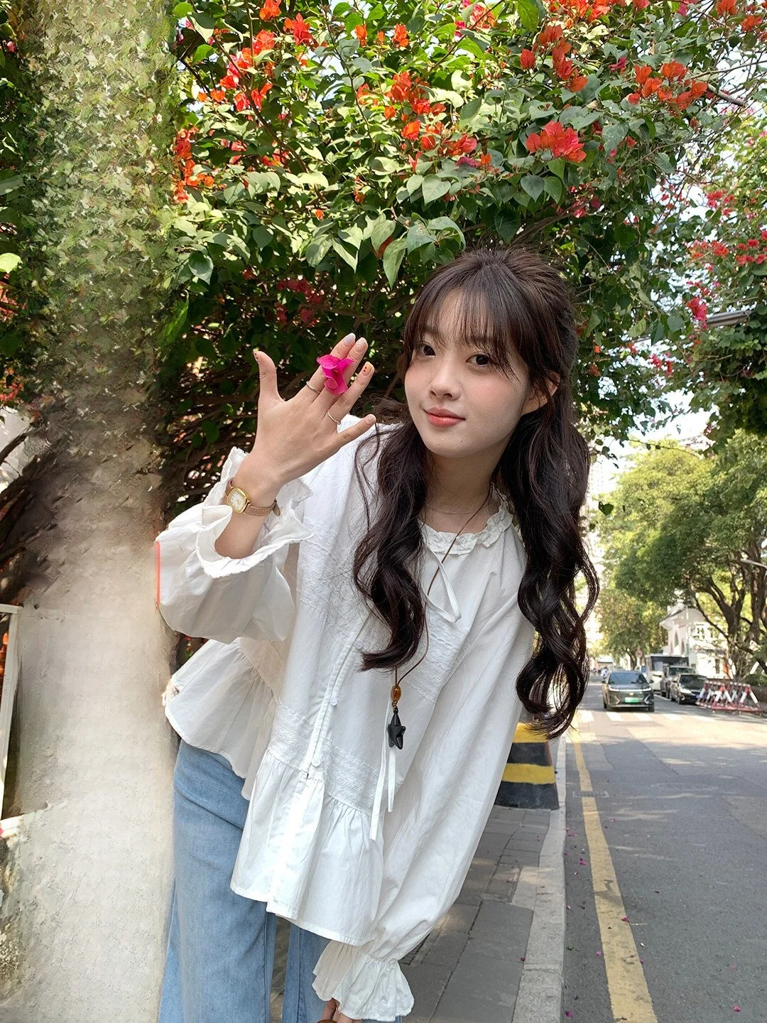 Sweet Lace irt Women's Loose Vintage Design Wooden Ruffle Cotton Long Sve Floral Print Button up Casual Top
Sweet Lace irt Women's Loose Vintage Design Wooden Ruffle Cotton Long Sve Floral Print Button up Casual Top