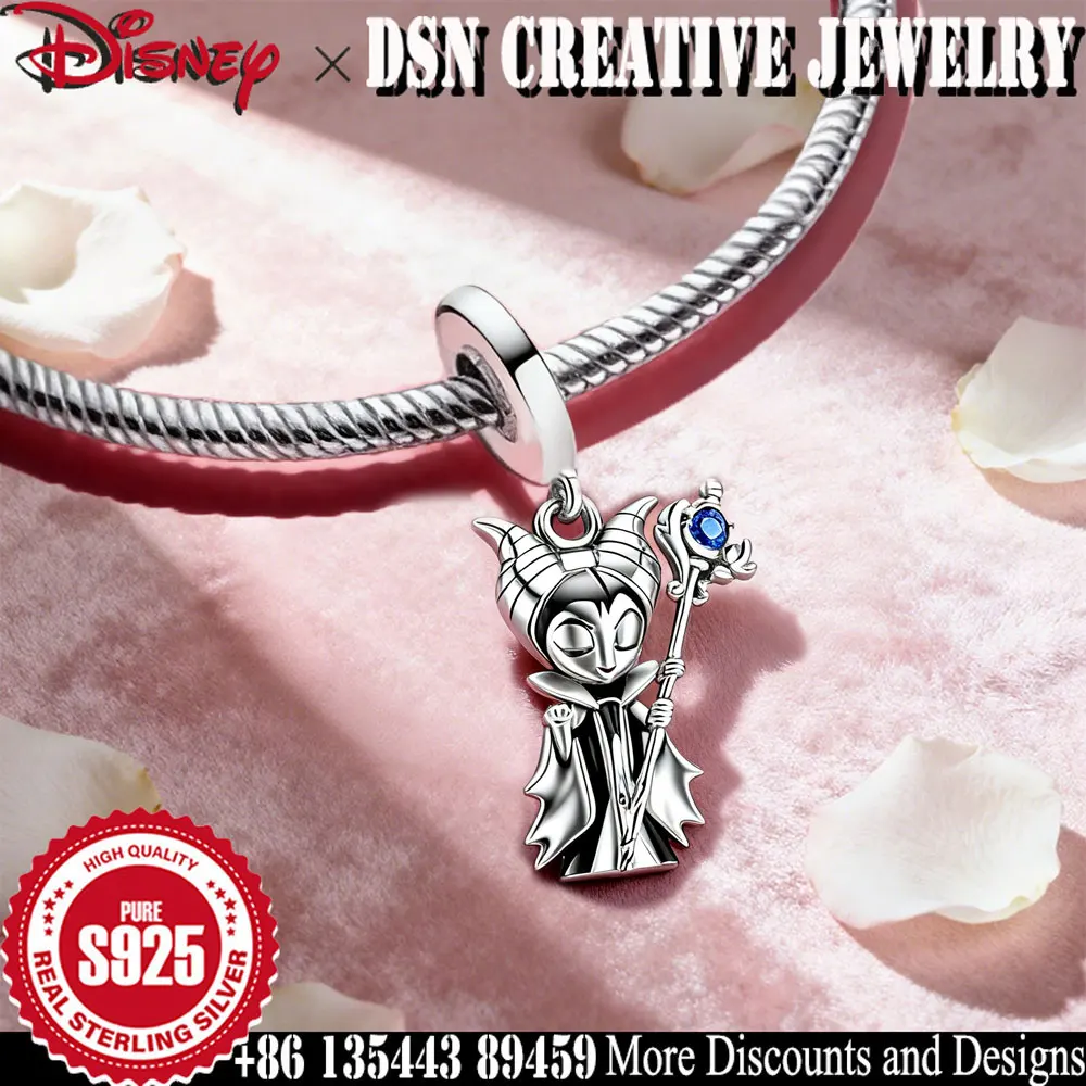 DSN creative Pendant 925 Sterling Silver Charm Disney style Black Witch for Bracelet Original DIY bead female luxur Jewelry Gift
DSN creative Pendant 925 Sterling Silver Charm Disney style Black Witch for Bracelet Original DIY bead female luxur Jewelry Gift