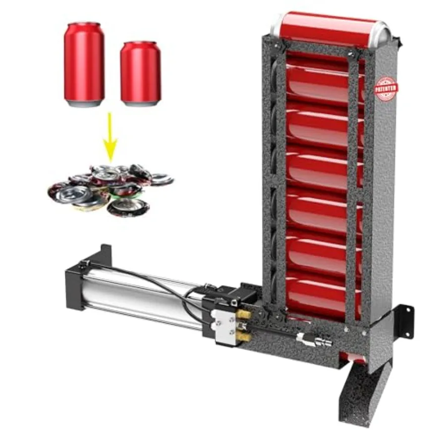 Pneumatic Can Crusher Air PowerSoda Beer Heavy Duty Aluminum Can Crusher Wall Mounted 12oz 16oz Eco-Friendly Recycling Tool Gre
Pneumatic Can Crusher Air PowerSoda Beer Heavy Duty Aluminum Can Crusher Wall Mounted 12oz 16oz Eco-Friendly Recycling Tool Gre
