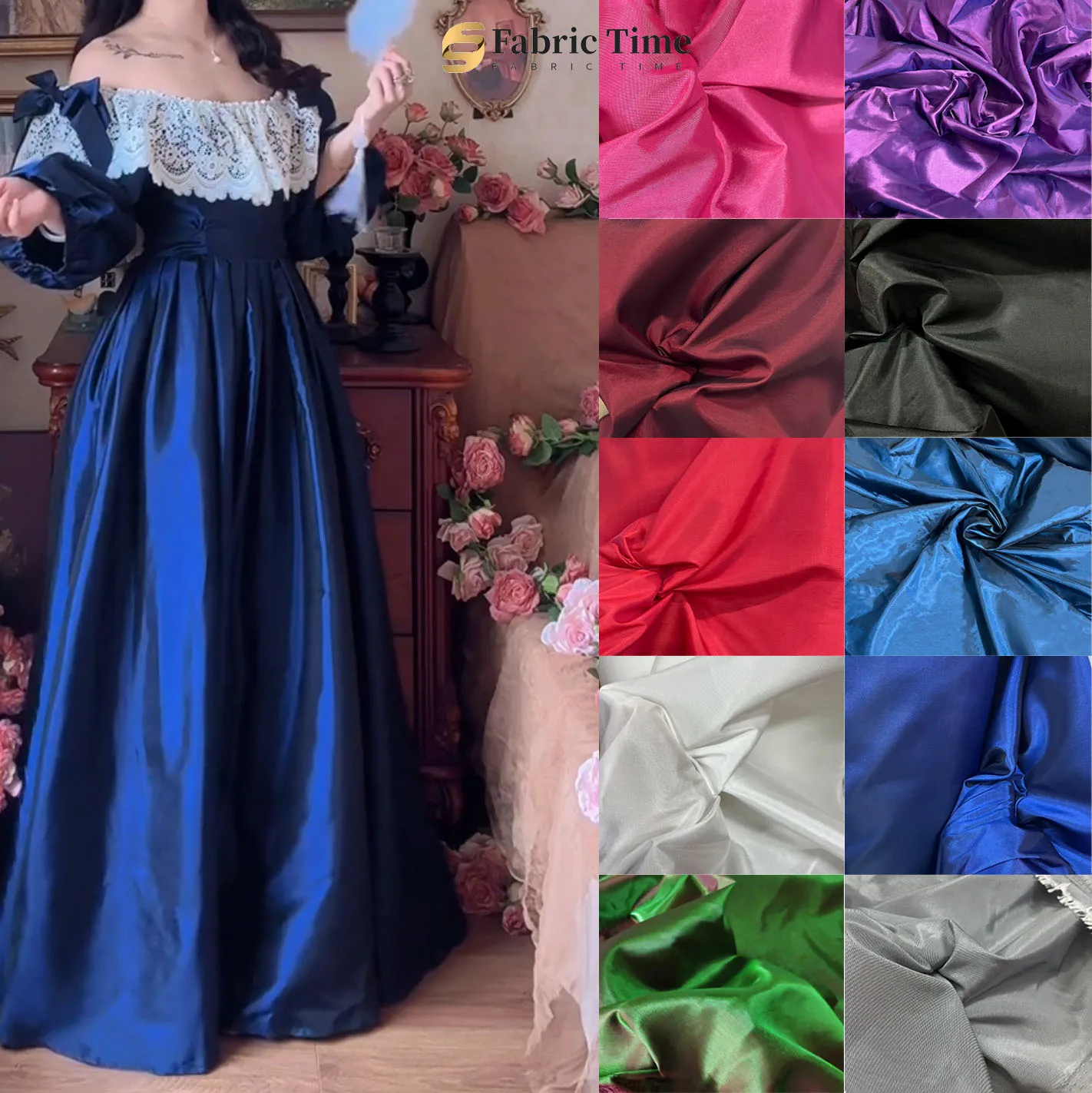 Blue, red, green, pink. Highlighted. Lightweight Polyester taffeta fabric Gown, wedding dress, dress, wind jackets, coat fabric
Blue, red, green, pink. Highlighted. Lightweight Polyester taffeta fabric Gown, wedding dress, dress, wind jackets, coat fabric
