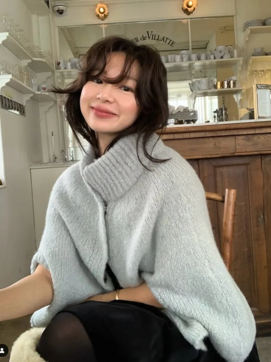 Women's High Collar Loose Knitted Sweater Furry Comfortable Cowl Neck Open Cardigan Style Spring Fashion Commute Wear
Women's High Collar Loose Knitted Sweater Furry Comfortable Cowl Neck Open Cardigan Style Spring Fashion Commute Wear