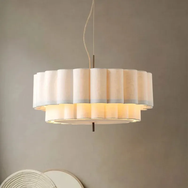 Nordic Retro Living Room Chandeliers Lighting Fabric Restaurant Pendant Lights French Medieval Bedroom Hanging Lamps
Nordic Retro Living Room Chandeliers Lighting Fabric Restaurant Pendant Lights French Medieval Bedroom Hanging Lamps