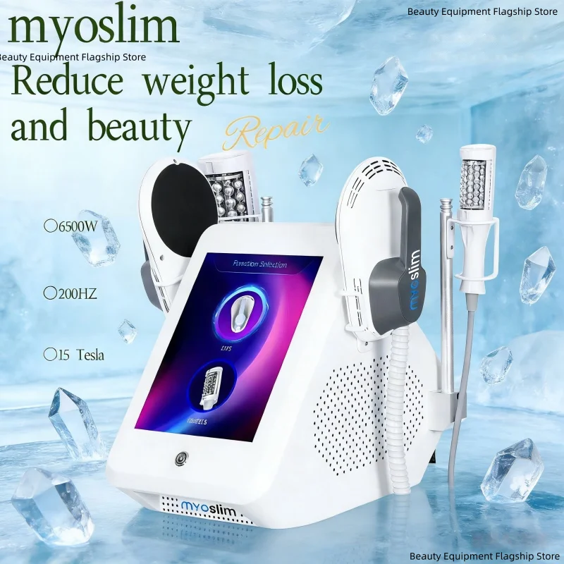 Аппарат для коррекции фигуры Myoslim 6500W RF 15T с электромагнитными волнами, стимулятор мышц тазового дна Himet, для уменьшения жира и формирования тела
Аппарат для коррекции фигуры Myoslim 6500W RF 15T с электромагнитными волнами, стимулятор мышц тазового дна Himet, для уменьшения жира и формирования тела