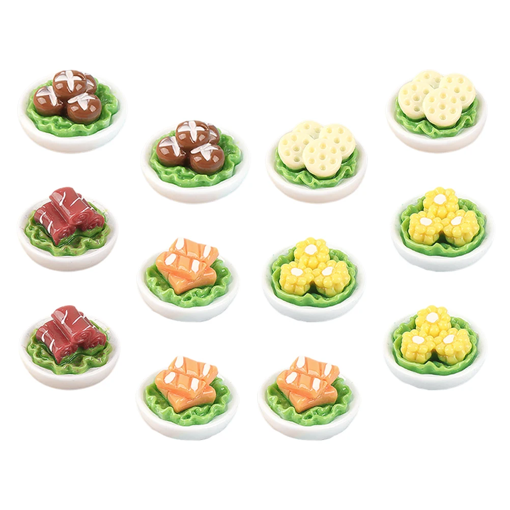 12 Pcs Simulated Food Toy Dish Mini Craft Decor Vegetable Fake Prop Resin Material Lightweight Good Decorative Effect Mini House
12 Pcs Simulated Food Toy Dish Mini Craft Decor Vegetable Fake Prop Resin Material Lightweight Good Decorative Effect Mini House