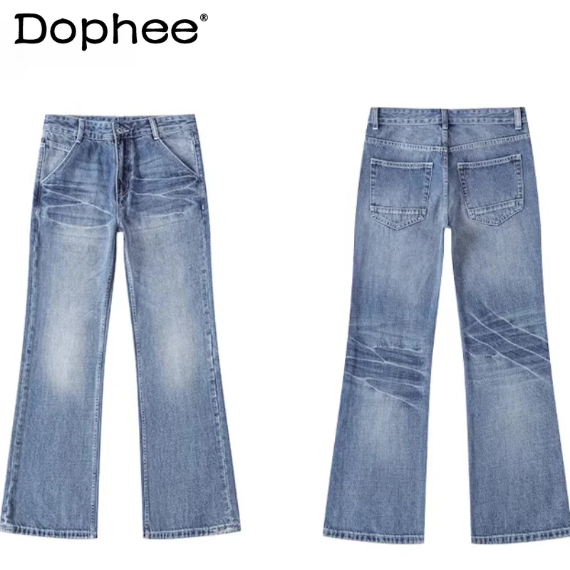 Men's 2026 Spring Summer Loose Micro-flared Jeans Men's Fashion Pocket Decoration Denim Pants Straight Comfort Denim Trousers
Men's 2026 Spring Summer Loose Micro-flared Jeans Men's Fashion Pocket Decoration Denim Pants Straight Comfort Denim Trousers