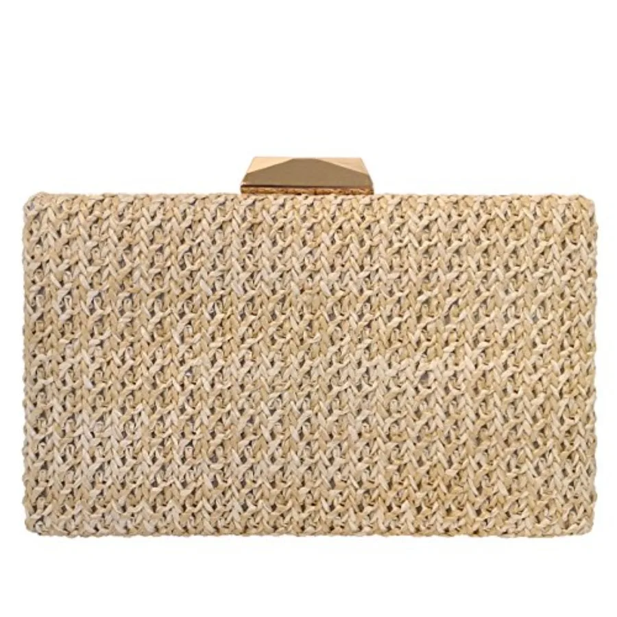 Natural Straw Box Clutch
Natural Straw Box Clutch