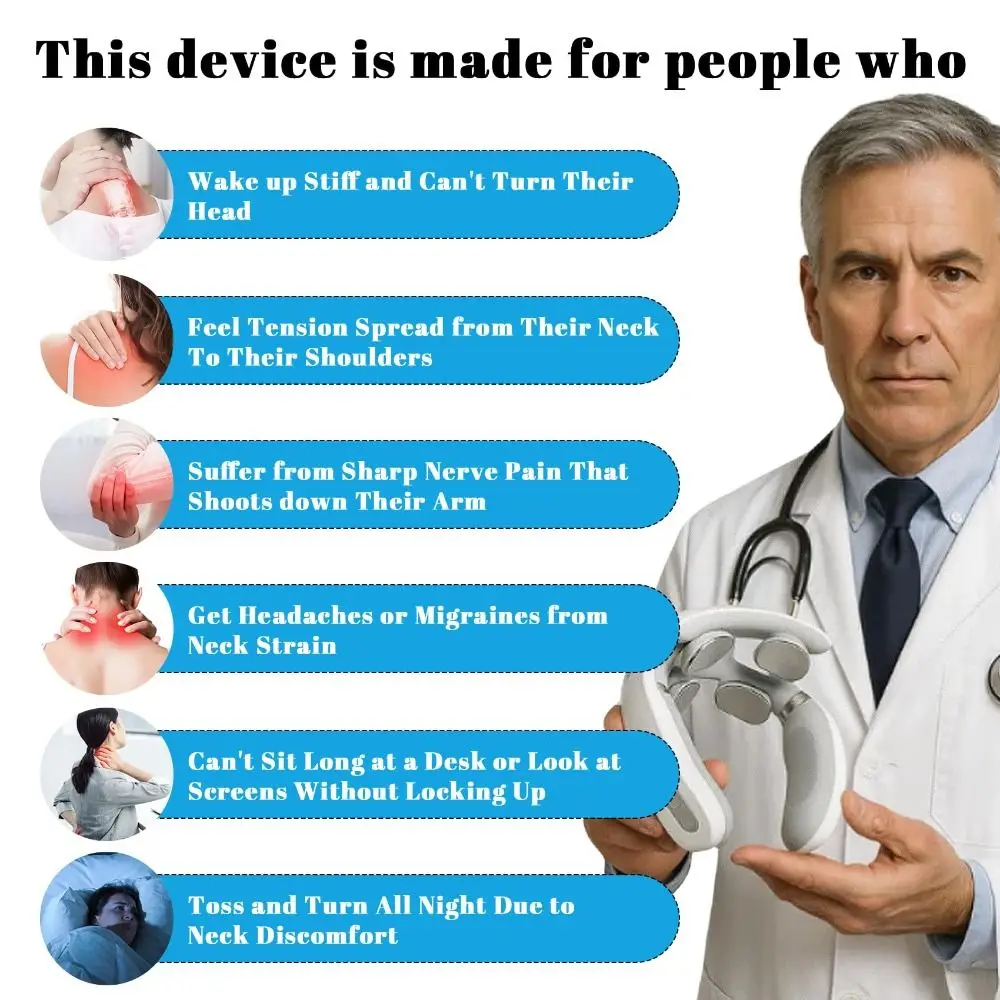 Электрический массажер для шеи с 4 головками, 6 режимов вибрации, перезаряжаемый инструмент для массажа шеи, 14 уровней, массажер для горячего компресса для шеи
Электрический массажер для шеи с 4 головками, 6 режимов вибрации, перезаряжаемый инструмент для массажа шеи, 14 уровней, массажер для горячего компресса для шеи