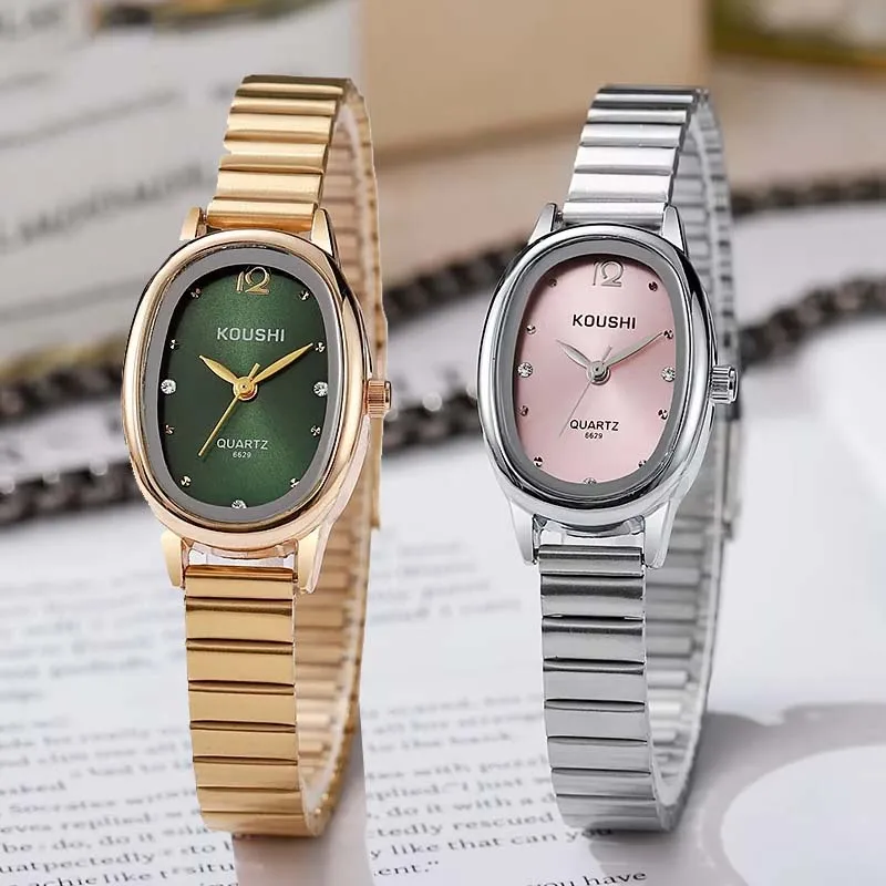 Brand Quartz Watch Women Length Adjustable Stainless Steel Strap Strap Female Watches Luxury Small Oval Dial Wristwatch Gifts
Brand Quartz Watch Women Length Adjustable Stainless Steel Strap Strap Female Watches Luxury Small Oval Dial Wristwatch Gifts