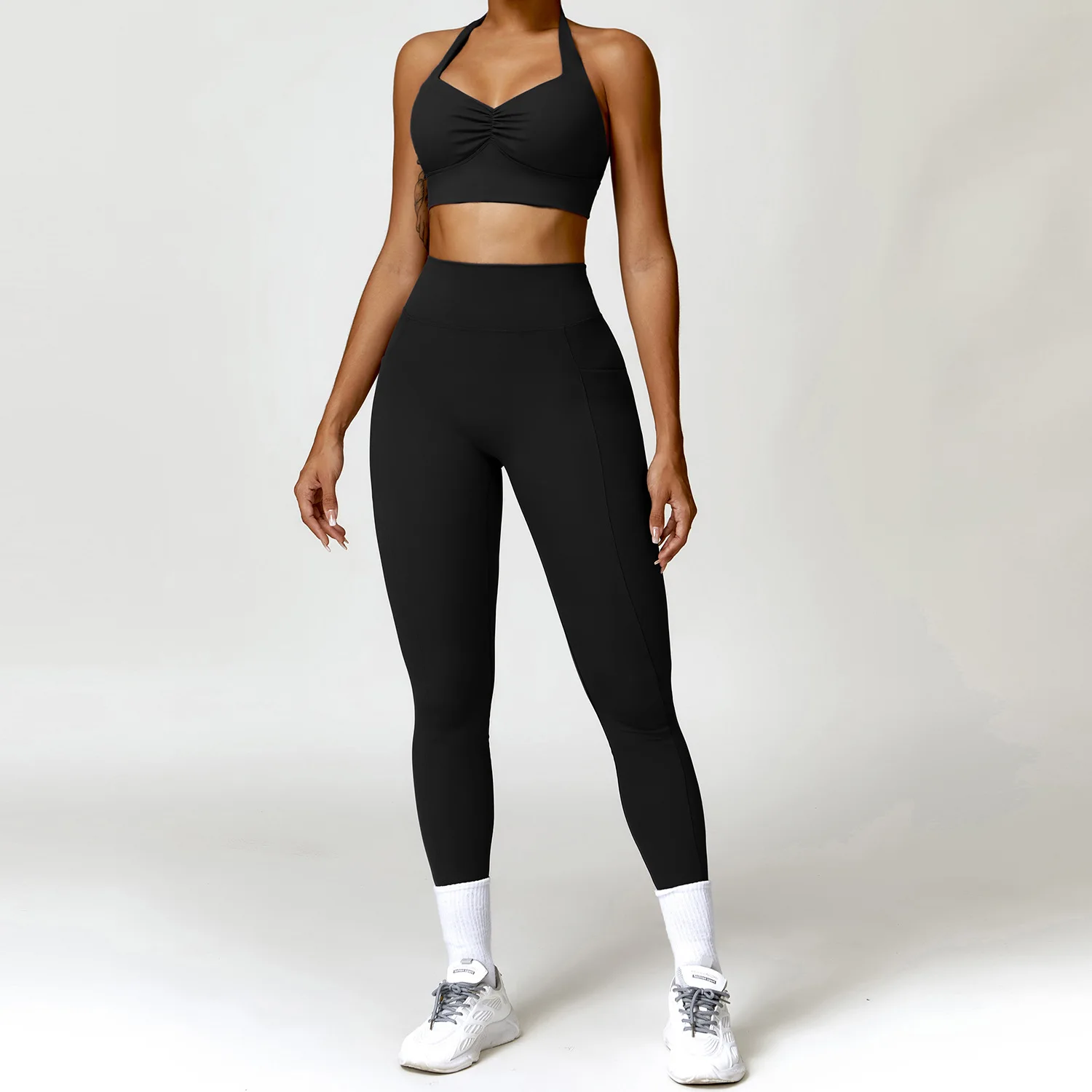 Yoga Set 2 PCS Sportswear Gym Set Workout Clothes for Women High Waist Leggings Sports Bra Suit Female Clothing Women Tracksuit
Yoga Set 2 PCS Sportswear Gym Set Workout Clothes for Women High Waist Leggings Sports Bra Suit Female Clothing Women Tracksuit