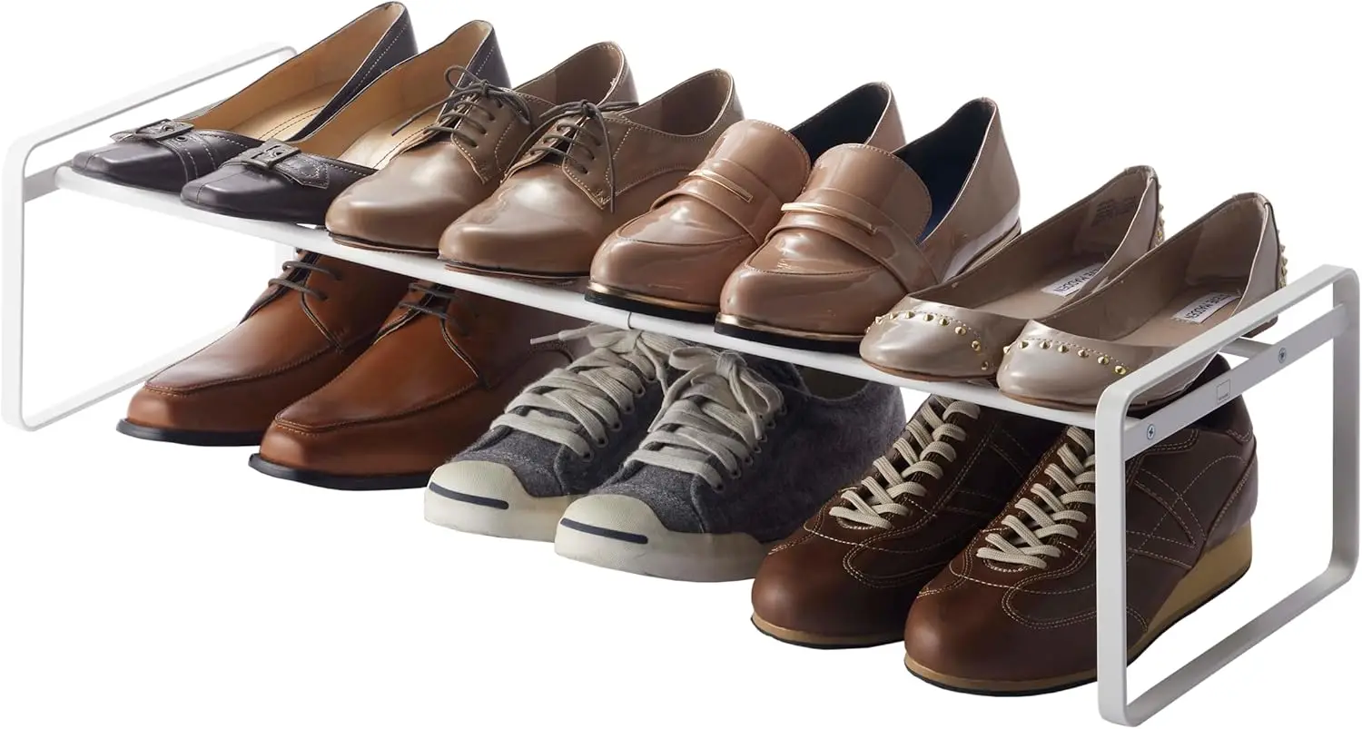 Регулируемая подставка для обуви - компактное решение для хранения, 7 дюймов - сталь - вмещает до 4 пар обуви на одну полку
Регулируемая подставка для обуви - компактное решение для хранения, 7 дюймов - сталь - вмещает до 4 пар обуви на одну полку