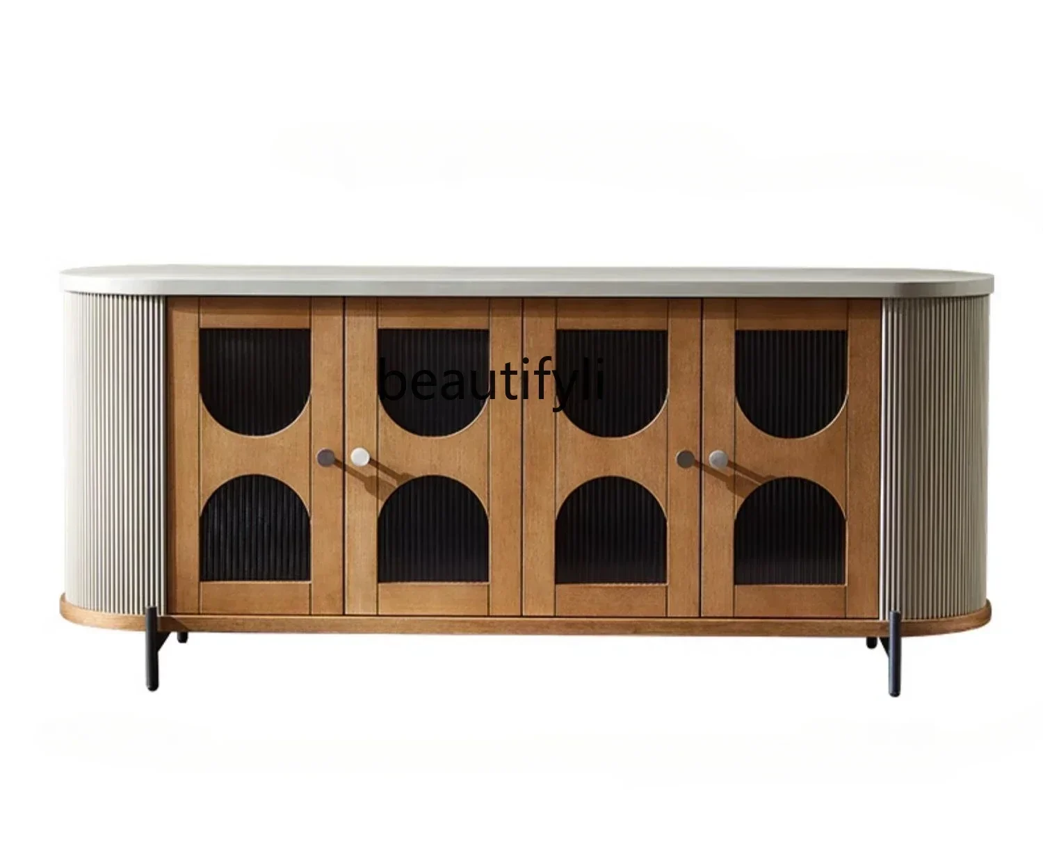 French retro old antique cement paint dining side cabinet designer storage tea cabinet
French retro old antique cement paint dining side cabinet designer storage tea cabinet
